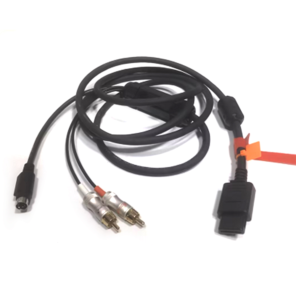Retro Gaming Cables - SFC N64 NGC S-비디오 케이블 차폐