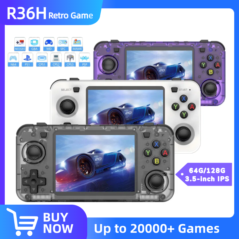 Retro Gaming Images - R36H 레트로 휴대용 비디오 게임 콘솔