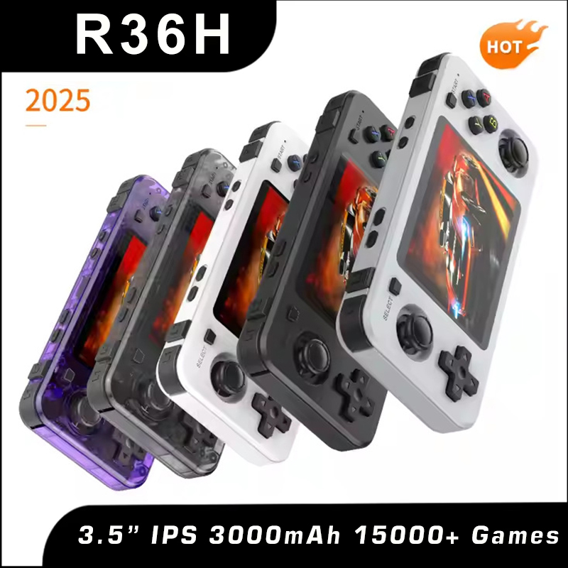 Retro Gaming Images - 새로운 R36H 레트로 핸드 헬드 콘솔