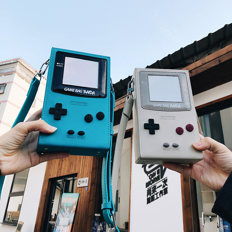 독특한 창의적인 게임 콘솔 모양의 크로스바디 미니 백  - Retro Gaming Phone 리뷰 및 가격