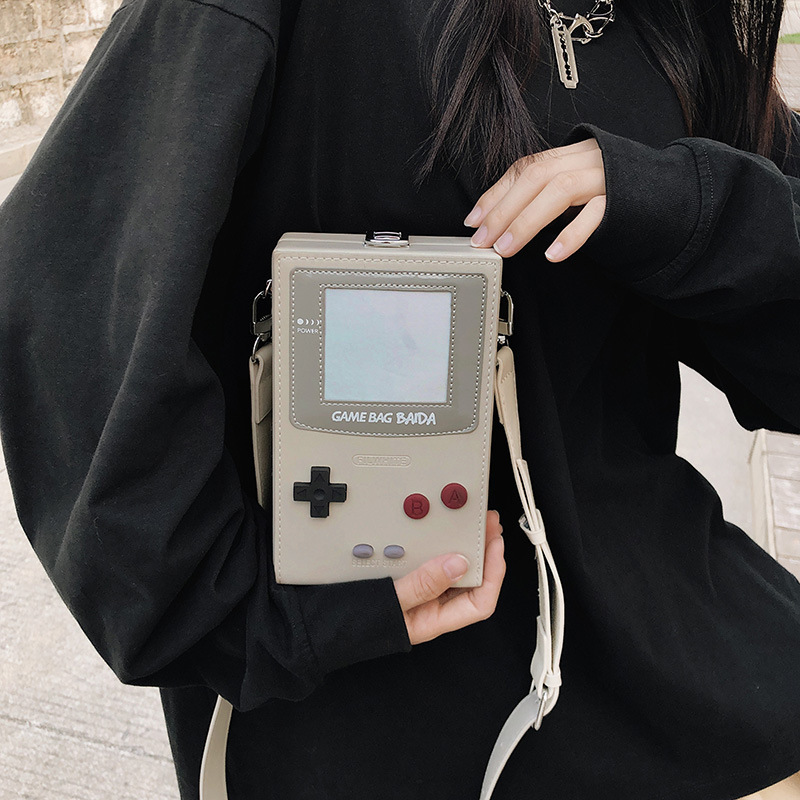 독특한 창의적인 게임 콘솔 모양의 크로스바디 미니 백  - Retro Gaming Phone 리뷰 및 가격