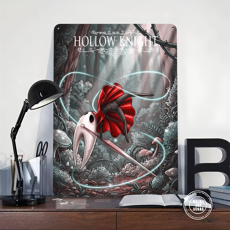 Hollow Knight Hornet 아트워크 금속 포 - Retro Gaming At 리뷰 및 가격