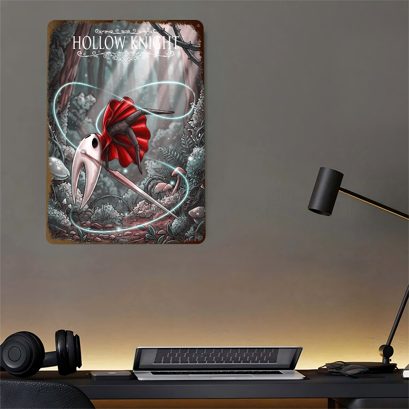 Hollow Knight Hornet 아트워크 금속 포 - Retro Gaming At 리뷰 및 가격
