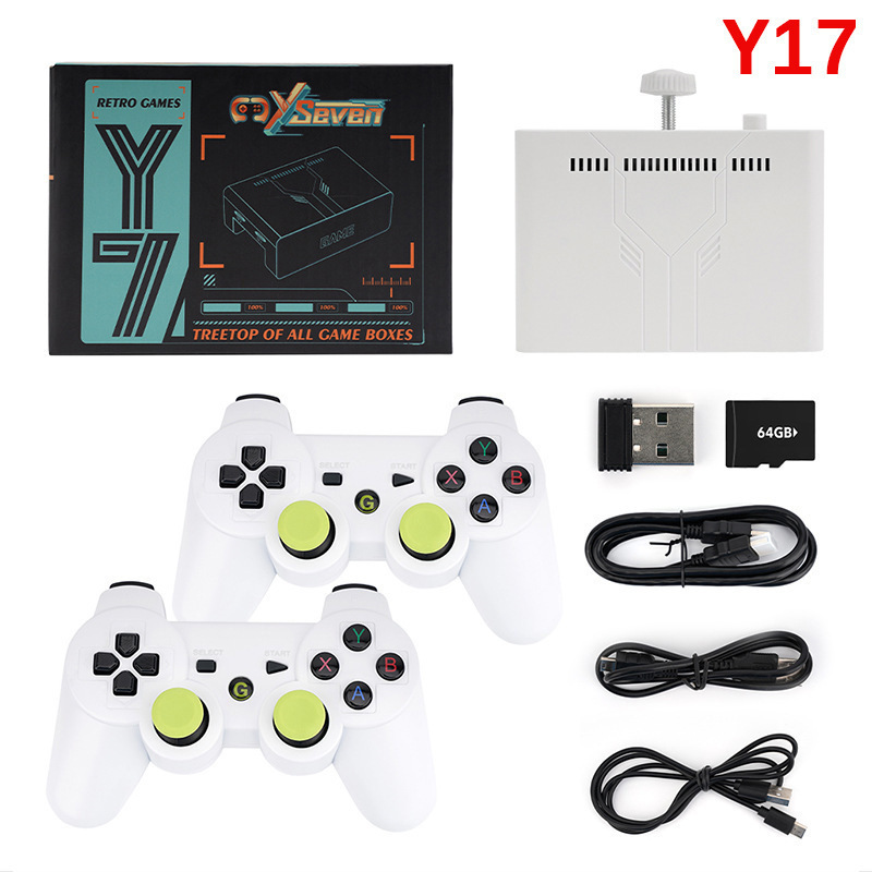 베스트셀러 Y7 TV 게임 콘솔 듀얼 시스템 셋톱박스  - Retro Gaming Arcade Console 리뷰 및 가격