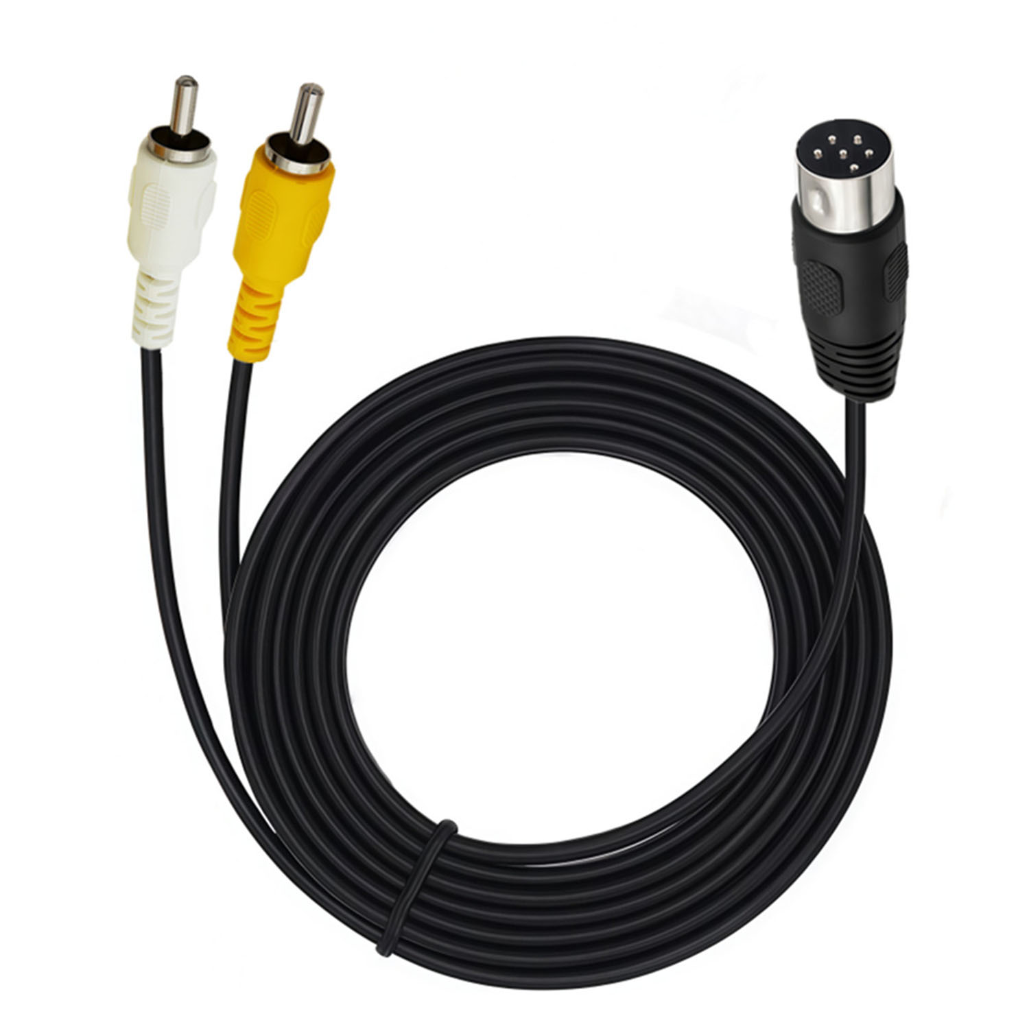 복합 AV 신호 케이블 DIN 6핀 남성-듀얼 2 RC - Retro Gaming Cables 리뷰 및 가격