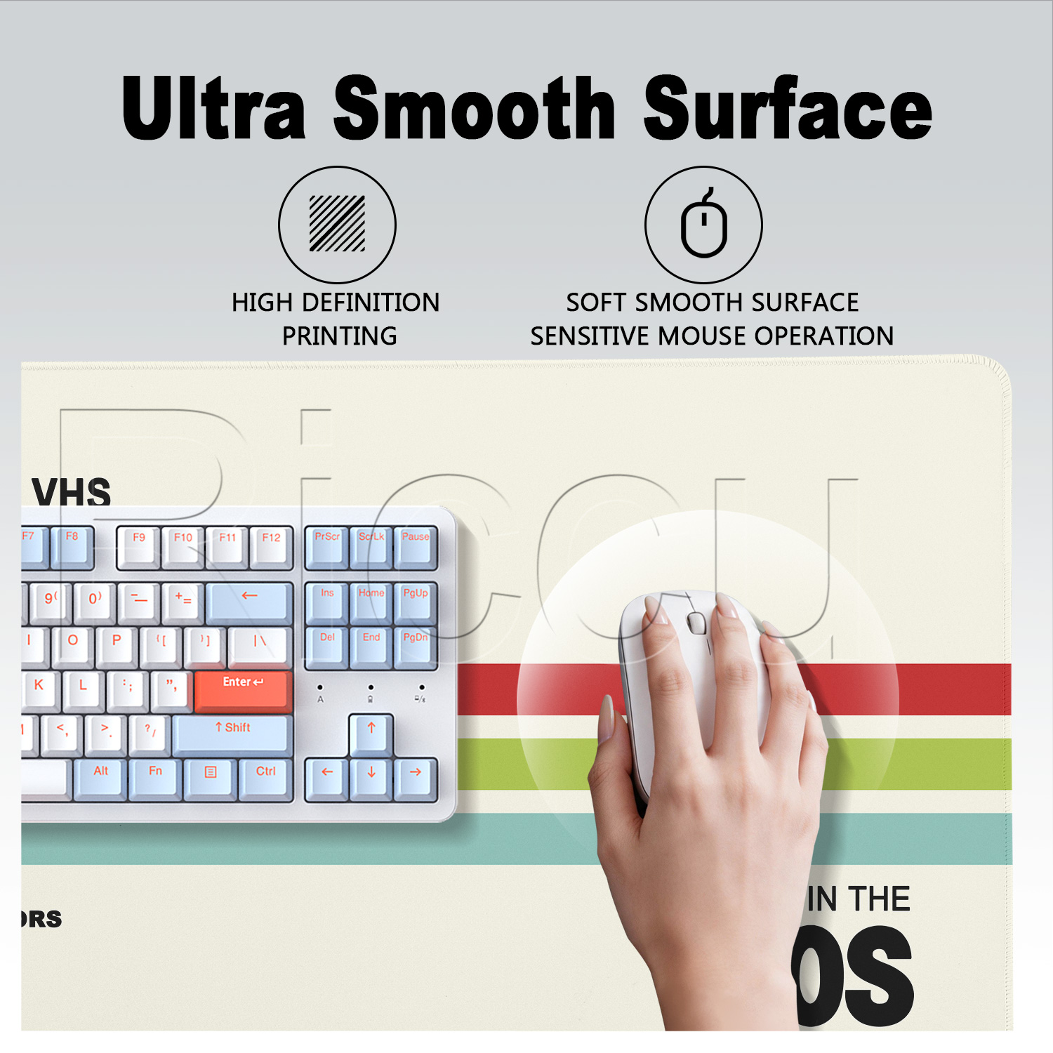 레트로 VHS 스타일 PC 게이밍 컴퓨터 마우스패드 키 - Retro Gaming Keyboard And Mouse 리뷰 및 가격