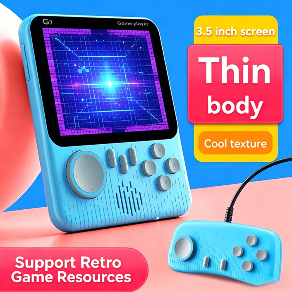 G7 휴대용 레트로 핸드헬드 게임 콘솔 3.5인치 LC - Retro Gaming Cables 리뷰 및 가격