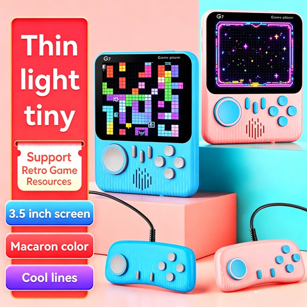 G7 휴대용 레트로 핸드헬드 게임 콘솔 3.5인치 LC - Retro Gaming Cables 리뷰 및 가격